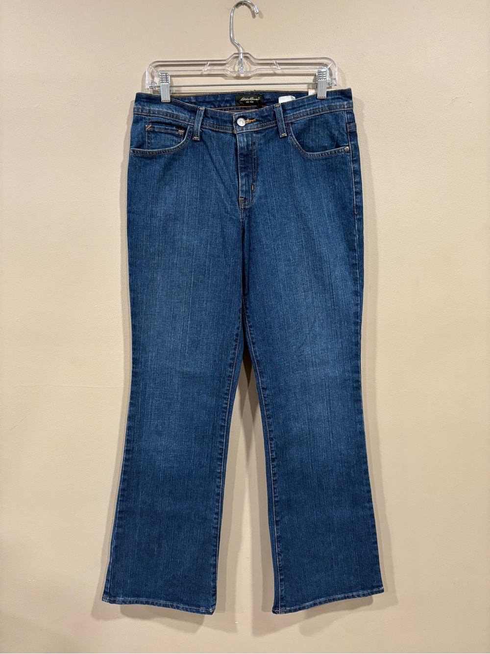 Eddie Bauer Women’s Shaped Bootcut Jeans Blue Denim Size 8